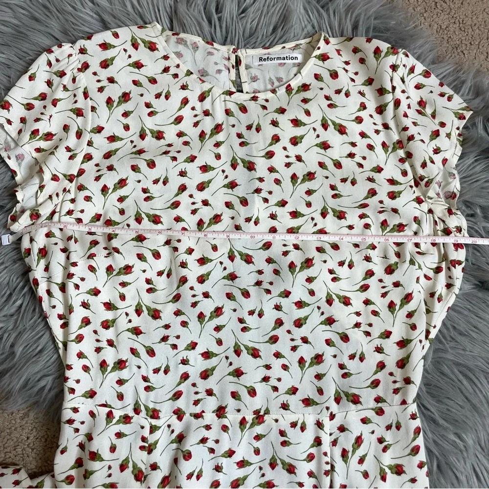 Reformation mini rose print dress - Picture 11 of 15